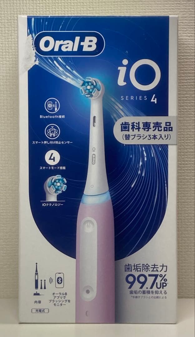 未使用 BRAUN Oral-B iO4 iOG41A60LVPH 電動歯ブラシ