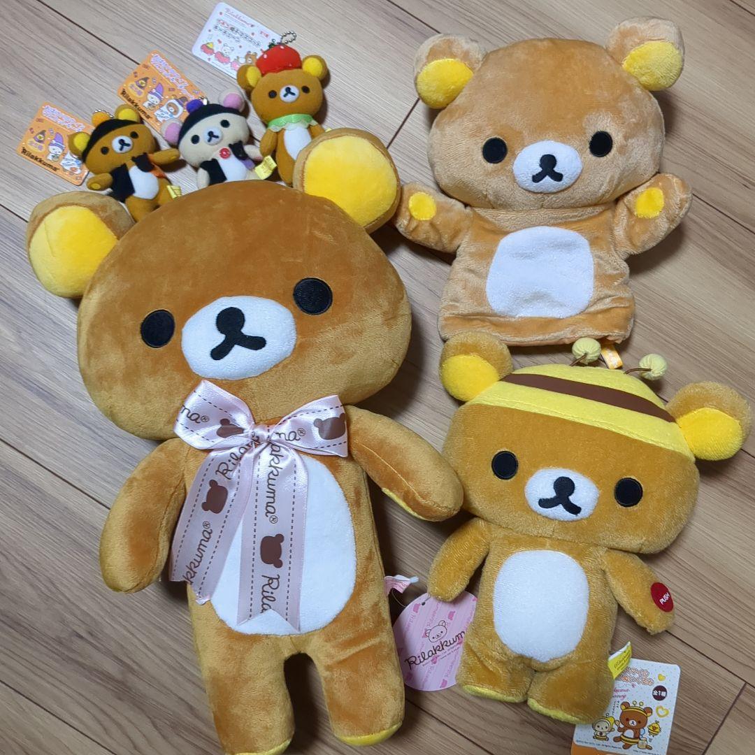 リラックマ まとめ売り コリラックマ ぬいぐるみ パペット トコトコぬいぐるみ