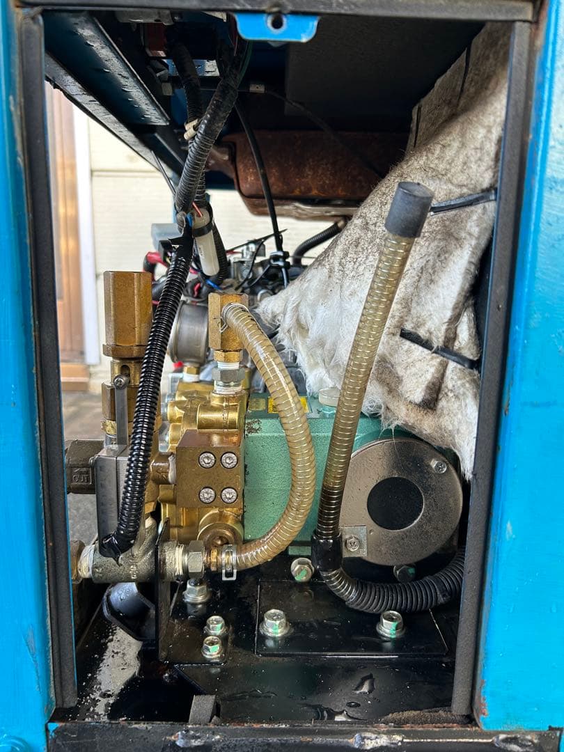 KS4★ツルミHPJ-5ESM高圧洗浄機防音ガン・高圧ホース・給排水ホースセット