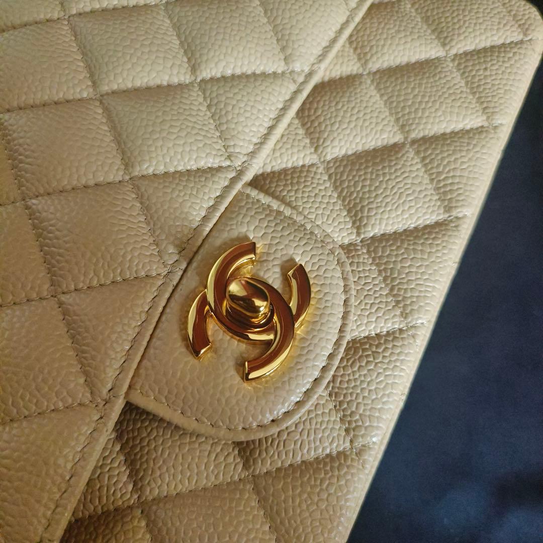 即日発送 ゴールド キルティングショルダーバッグ