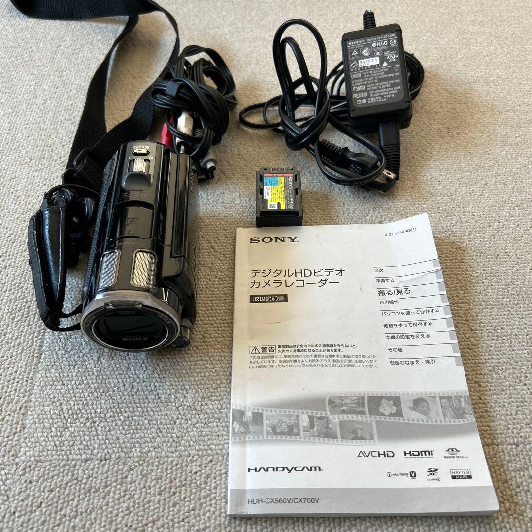 SONY HDR-CX560V ビデオカメラ 本体　ソニー　ハンディカム