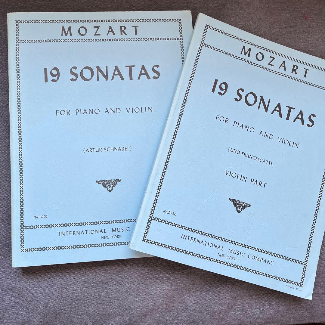 モーツァルト 19のソナタ インターナショナル版