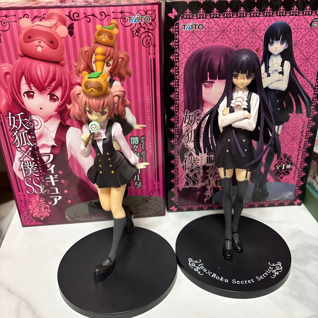 妖狐×僕SS フィギュア 白鬼院凜々蝶 髏々宮カルタ TAITO 2点