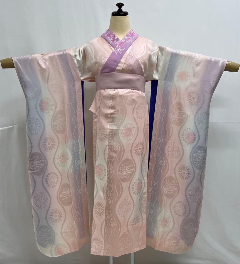 振り袖　フルセット　別誂長襦袢　成人式　金彩加工　銀通し　ますいわ屋扱い　597