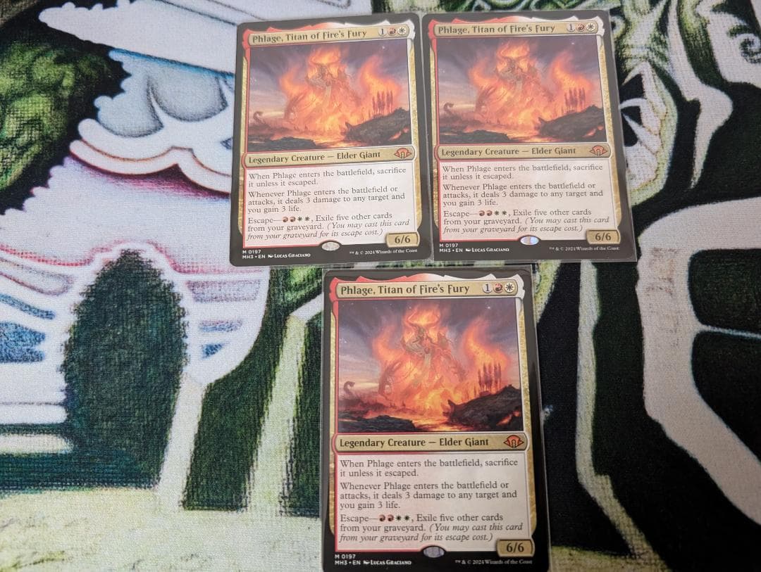 MTG 火の怒りのタイタン、フレージ 3枚セット 英語