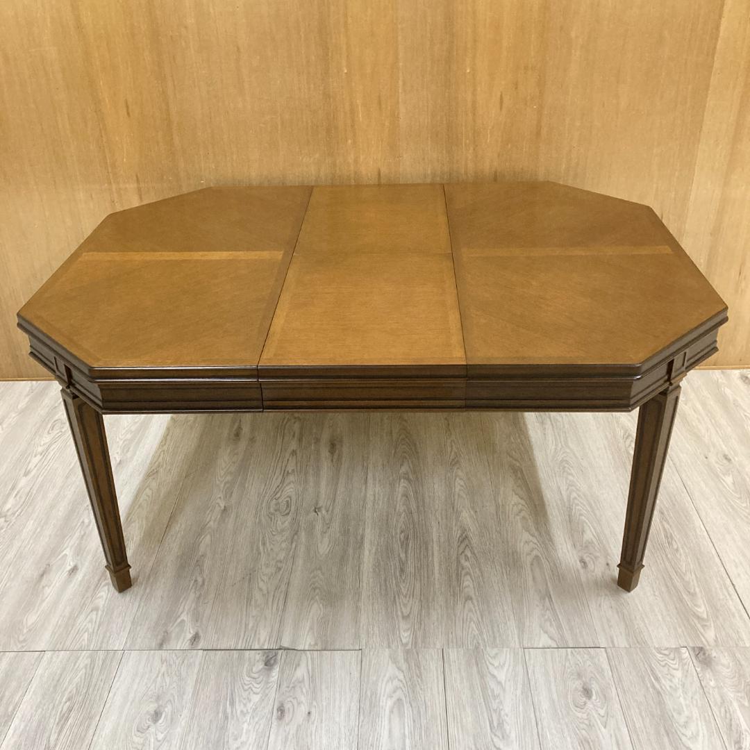 美品【マルニ】地中海ロイヤル 　パーティテーブル 　伸長式 　ダイニングテーブル