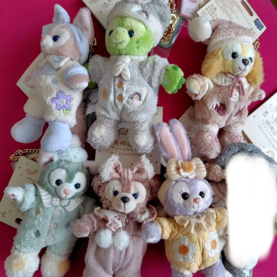 上海ディズニーリラックス ぬいぐるみキーホルダー 6体セット