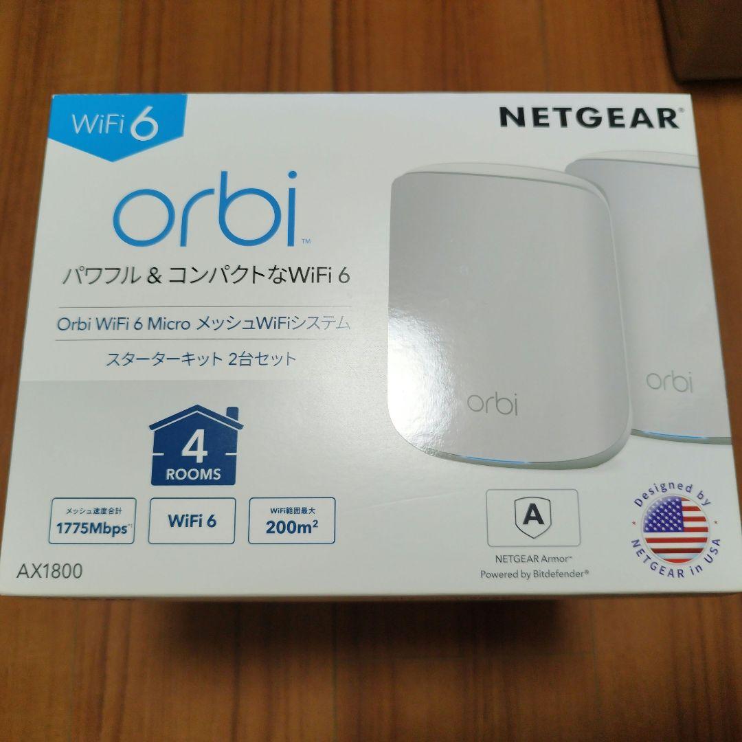 NETGEAR Orbi WiFi 6 Micro メッシュWiFiシステム
