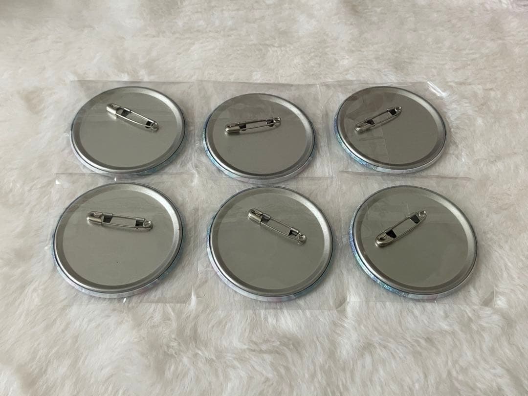 白石杏 グリッター 缶バッジ グリ缶 19c 6個