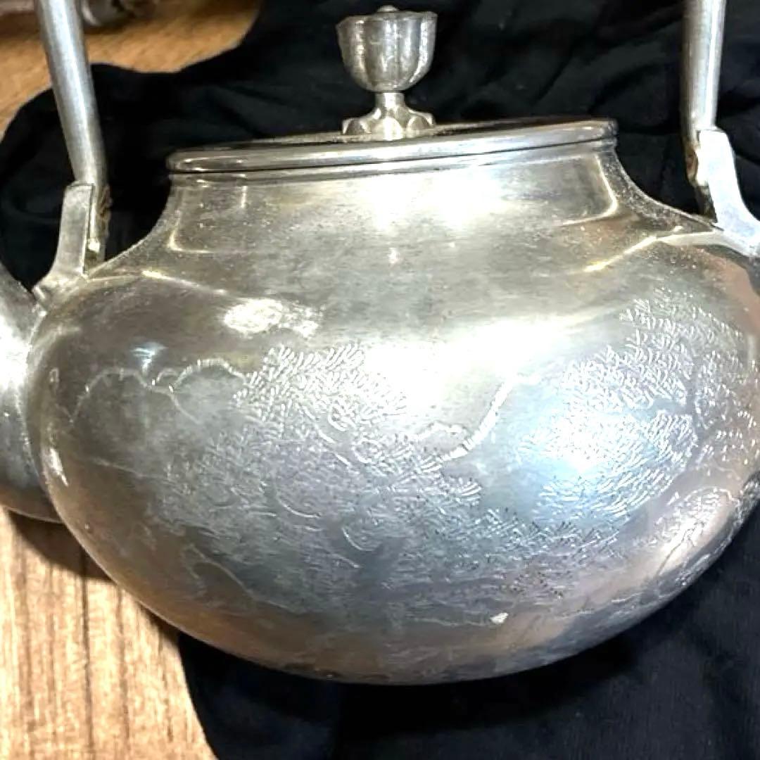 ‼️ビンテージ昭和レトロ‼️鎚起銅器　銅湯沸　鎌倉山の旧家から出てきました