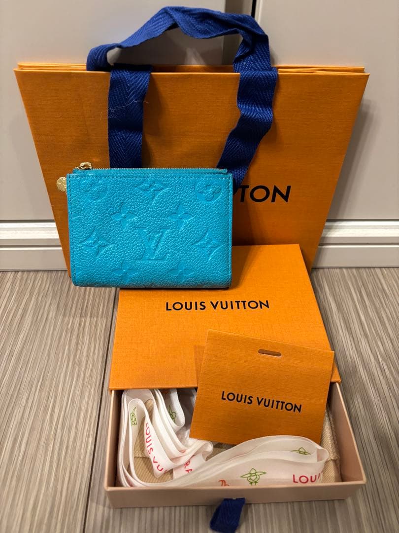 ルイヴィトン×村上隆　ポルトフォイユ・リサ ブルー