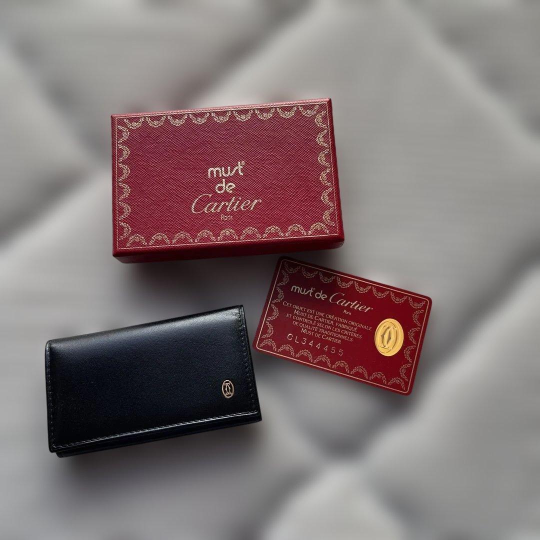 カルティエ キーケース ブラック