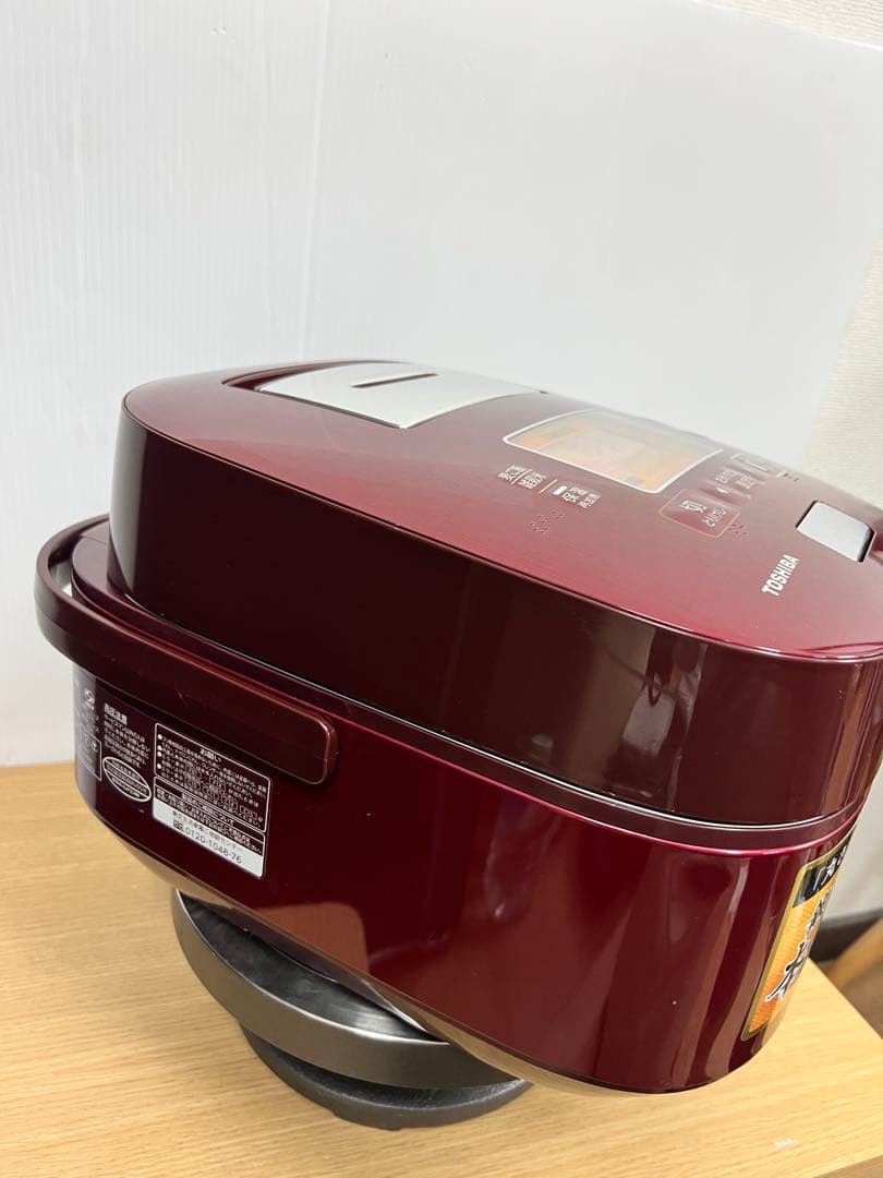 TOSHIBA 圧力IH炊飯器 RC-10VXK グランレッド 1.0L
