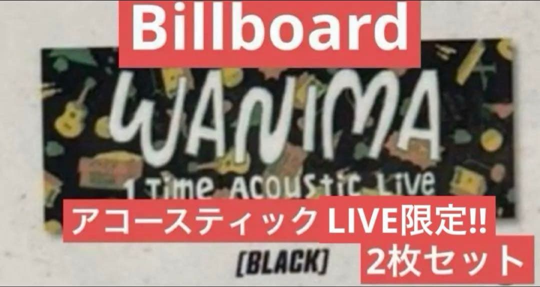 ❤️WANIMAアコースティックタオル2枚SET ❤️