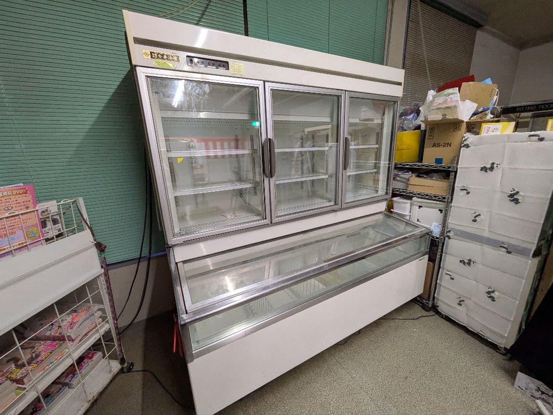 【値下げ】SANYO 大型冷凍庫 　アイスケースショーケース引き取り希望