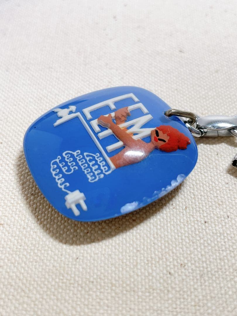 【Bourbon】キーホルダー　ブルボン　人魚 EEM 電気 ルフォールオプノ