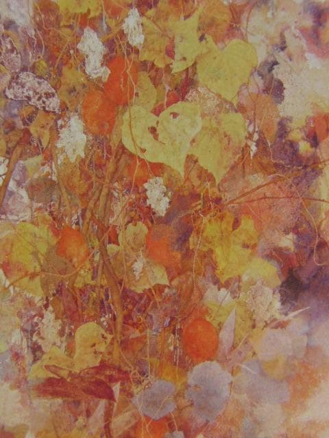 守みどり、「伽羅色に染めて」、希少な画集より、 新品高級額装付、状態良好