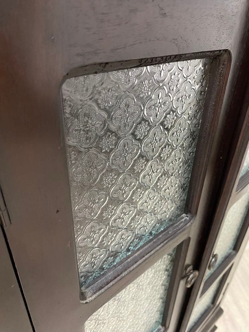 【東京都内23区配送無料】アンティーク　キャビネット　ガラスケース　ショーケース