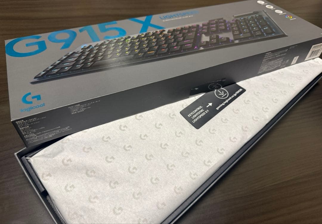 G915 X LIGHTSPEEDタクタイル メカニカルキーボード