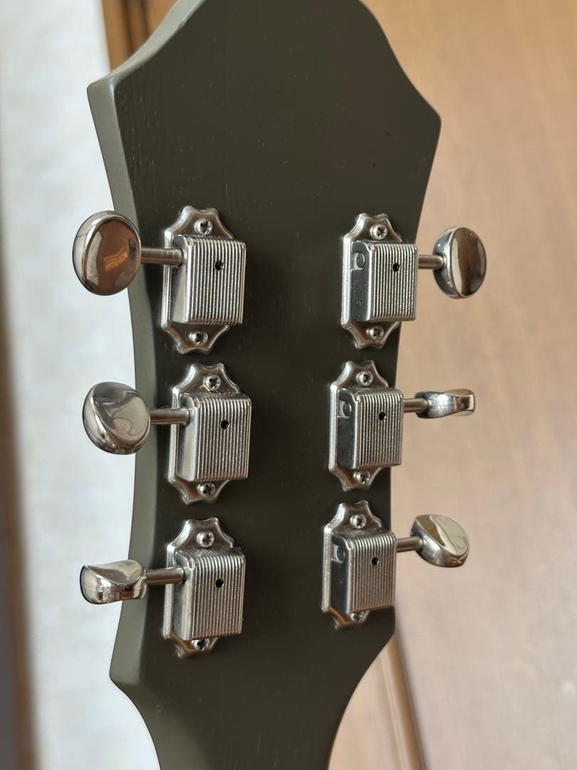 美品　Epiphone Casino Worn Olive Drab