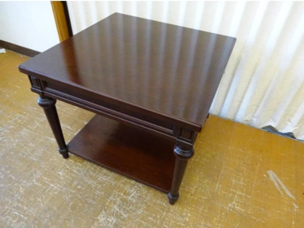 カリモク最高峰　ドマーニ　PROCEED　サイドテーブル　クラシック家具