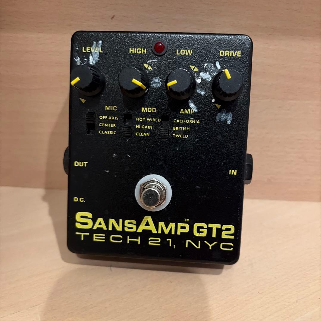 Tech 21 SansAmp GT2 ギターエフェクター　現状渡し　動作OK