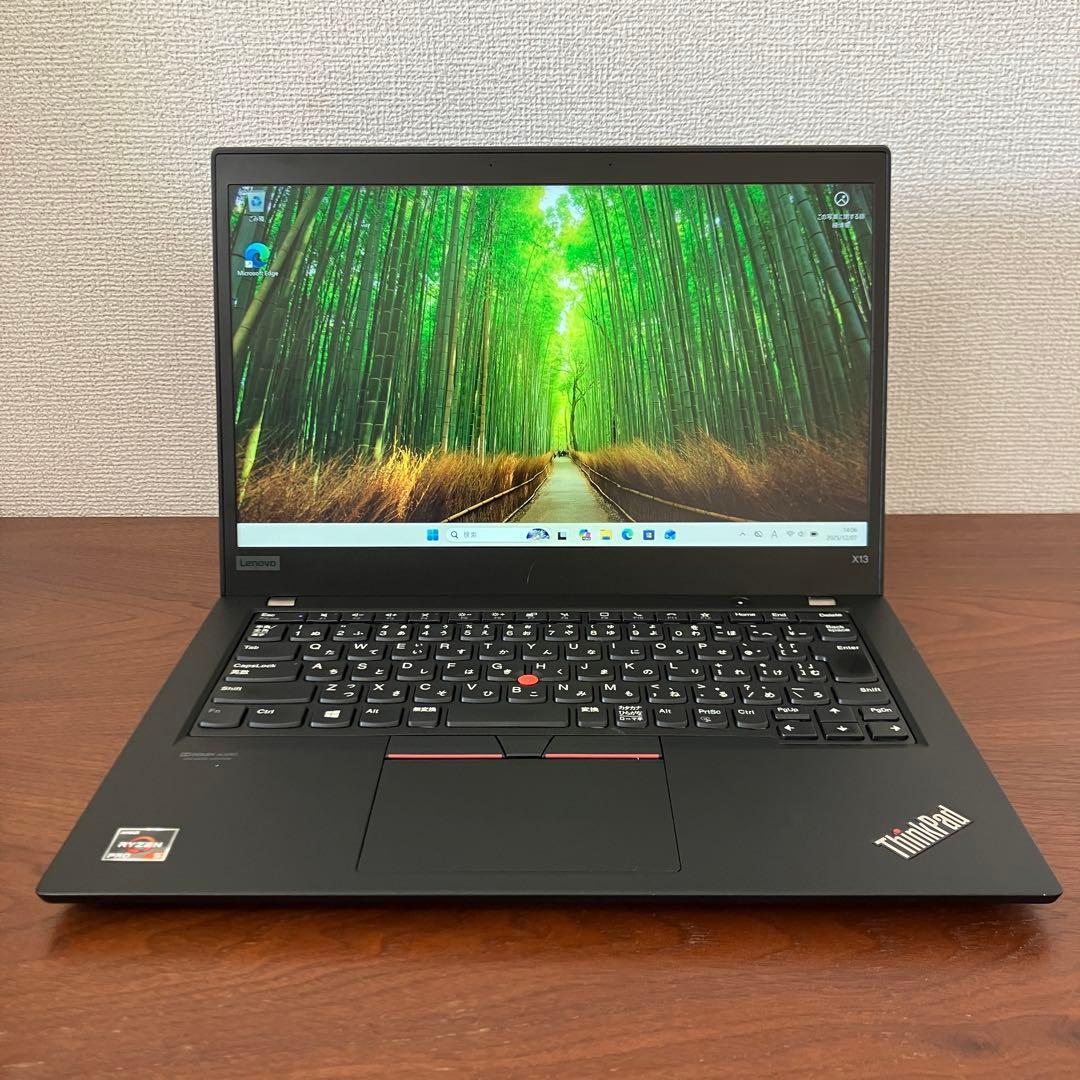 Windowsノート本体 ThinkPad X13 Ryzen 5 Pro 4650U 8GB 256GB