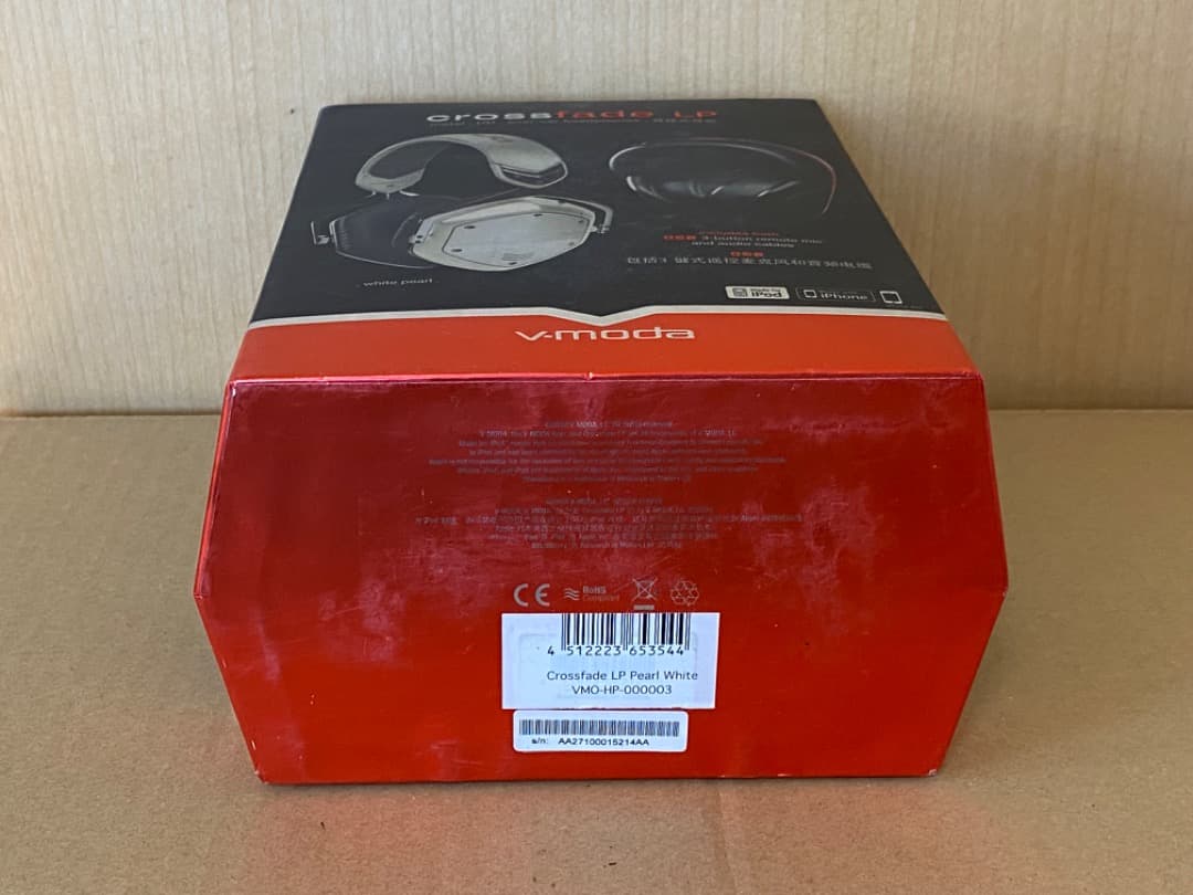 ヘッドホン v-moda crossfade LP(パールホワイト) 中古
