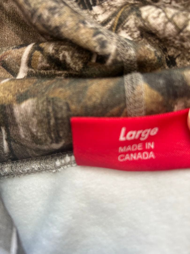 Supreme Box Logo Realtree L ※ステッカー付※