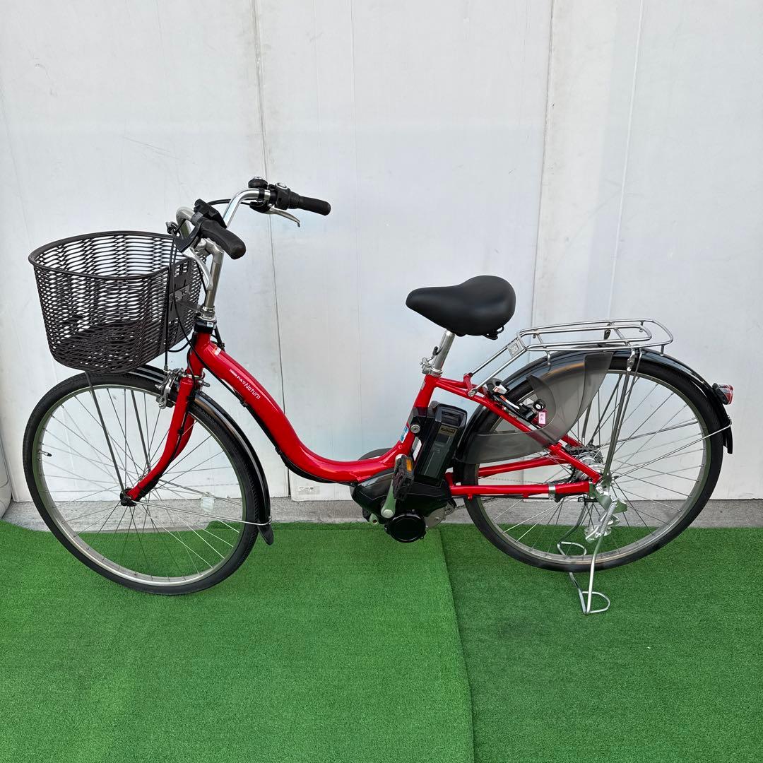 YAMAHAヤマハ電動アシスト自転車26インチ 12.3Ah レッド
