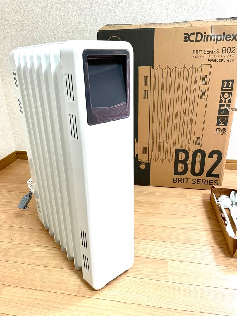 Dimplex B02 オイルフリー ヒーター ホワイト