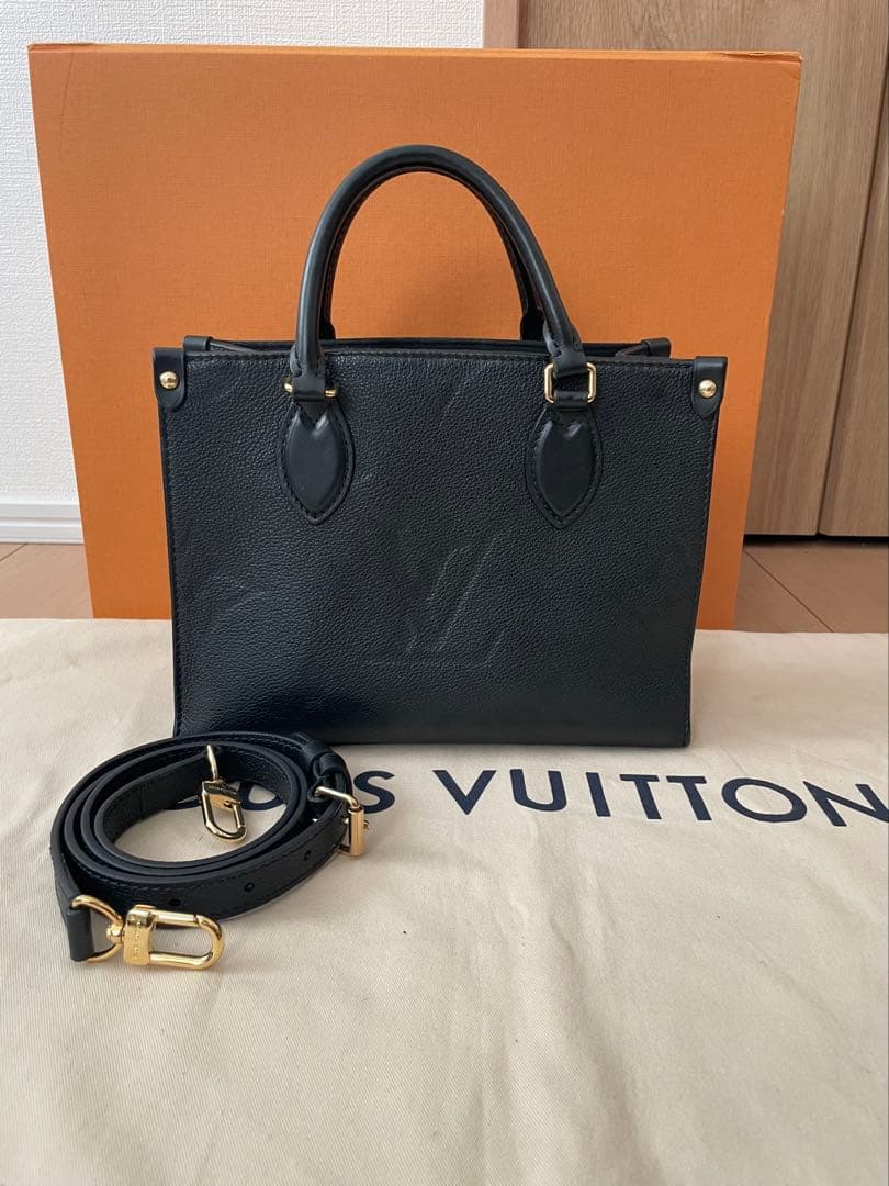 RFID 正規品 ルイヴィトン オンザゴーPM アンプラント ブラック