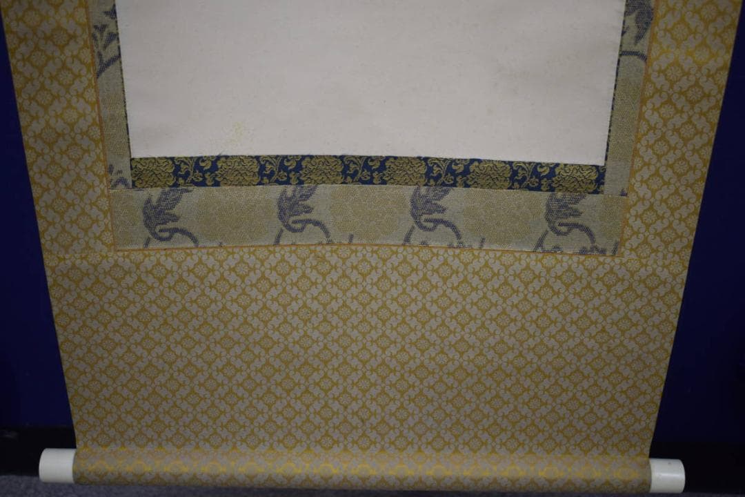 真作/鋼栄山主/慈母観世音像画賛/布袋屋掛軸HH-874