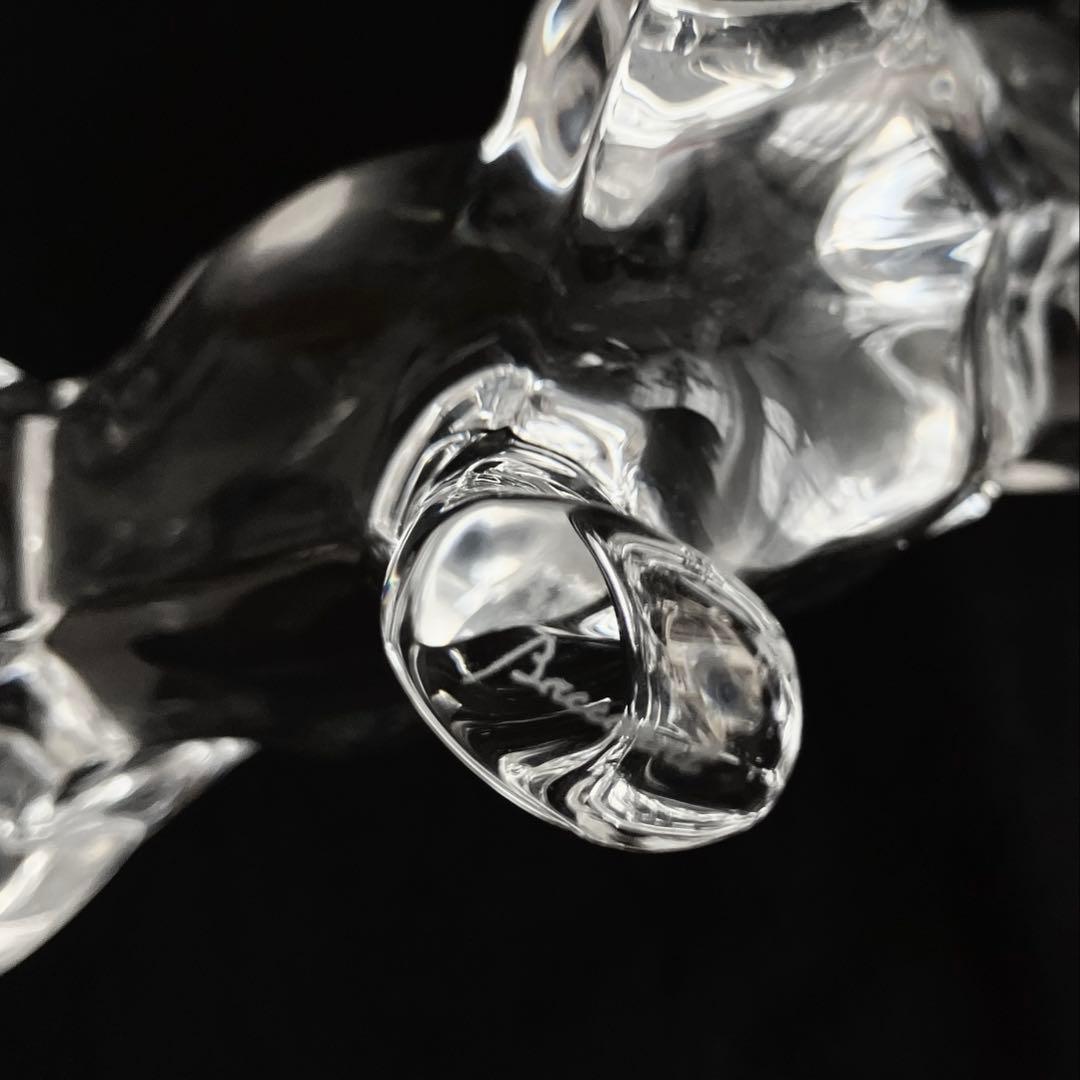 バカラ 柴犬 イヌ 戌 置物 クリスタル オブジェ オーナメント Dog