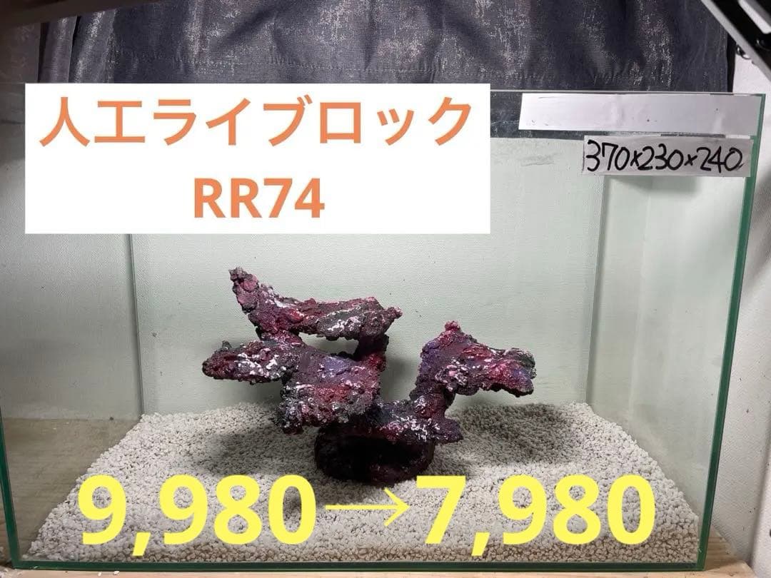 人工ライブロック RR74アク抜き済み安心塗料使用