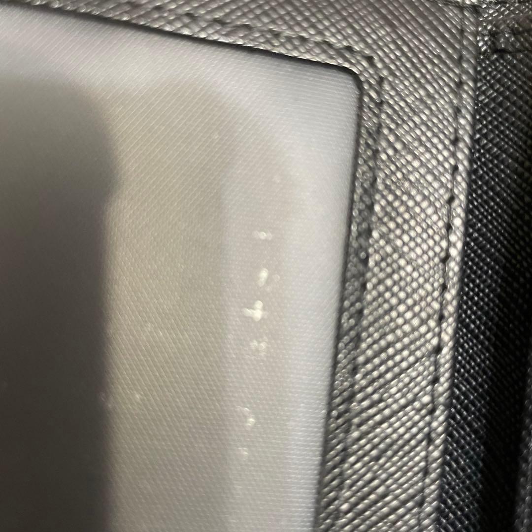 2つ折り財布 ブラック サフィアーノレザー 二つ折り財布