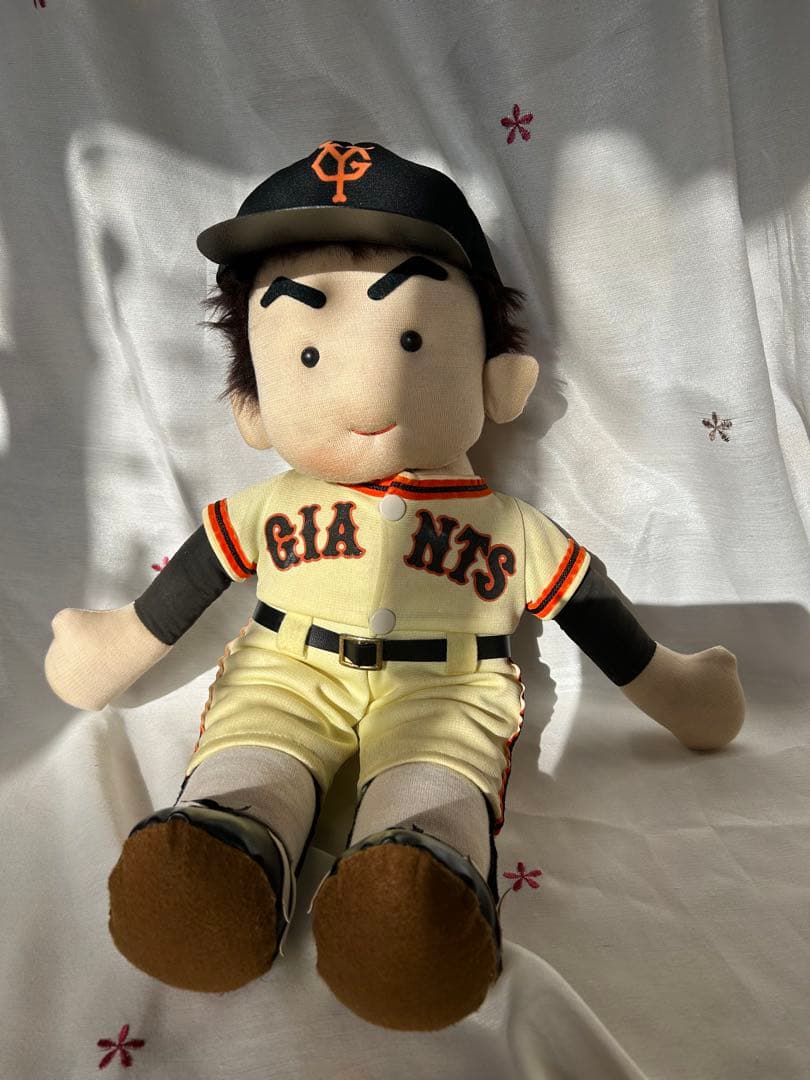 昭和レトロ 読売ジャイアンツ ぬいぐるみ人形 約48cm｜通販品｜当時物