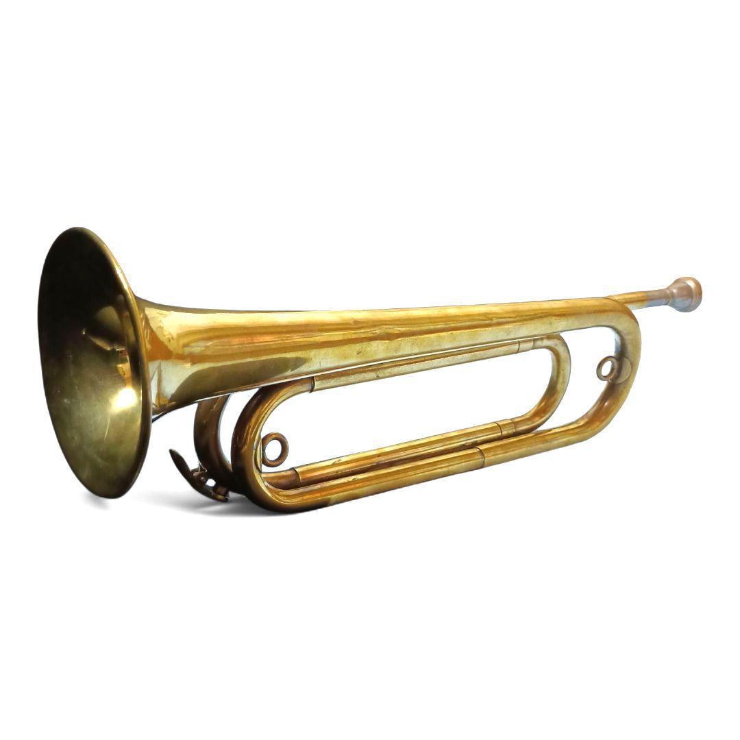 下倉楽器 シモクラ 海上自衛隊 信号ラッパ 信号喇叭 二つ巻き