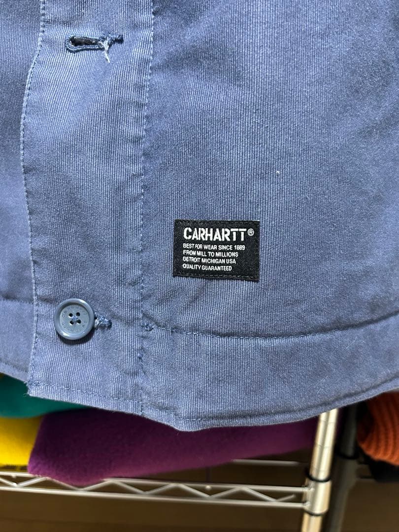 CARHARTT ボア襟ブルーダックジャケット