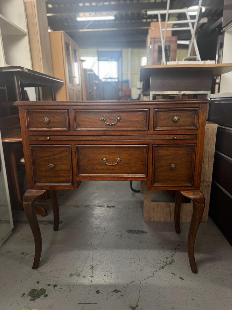 クラシックスタイル文机 ダークブラウン 174