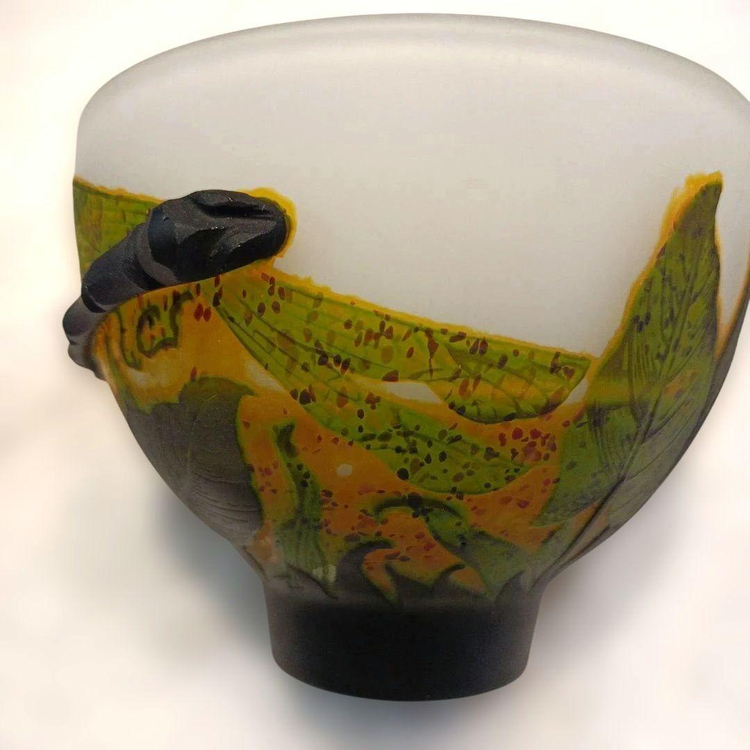 エミール・ガレ　tipガレ　茶碗　ボンボニエール　トンボ