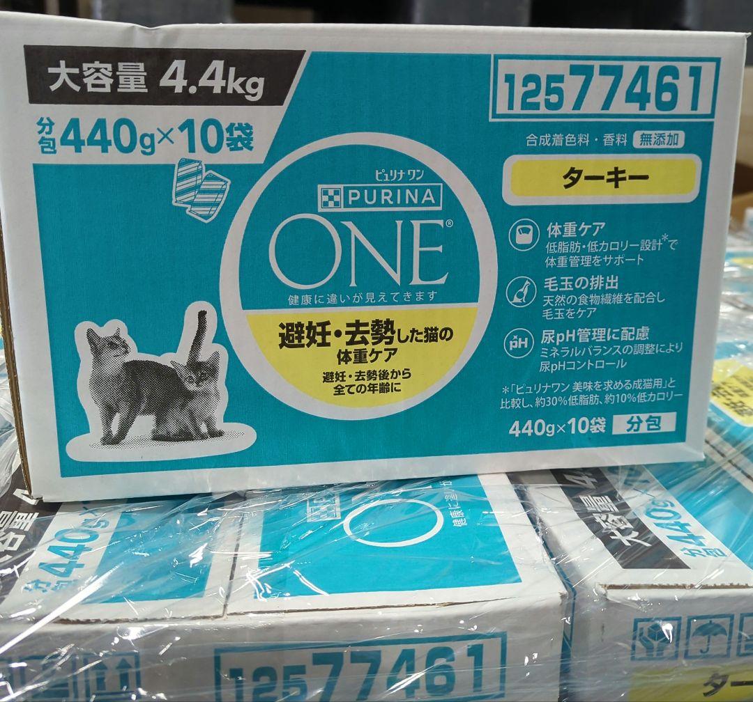 8箱ピュリナ ワン キャットフード ターキー 4.4kg賞味期限：2026.02