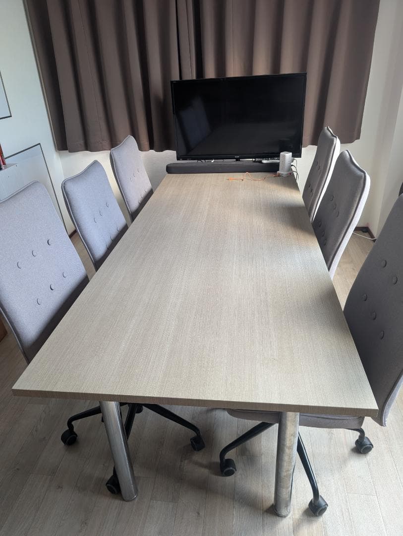 6人掛けテーブル / 会議用テーブル / ダイニングテーブル / デスク