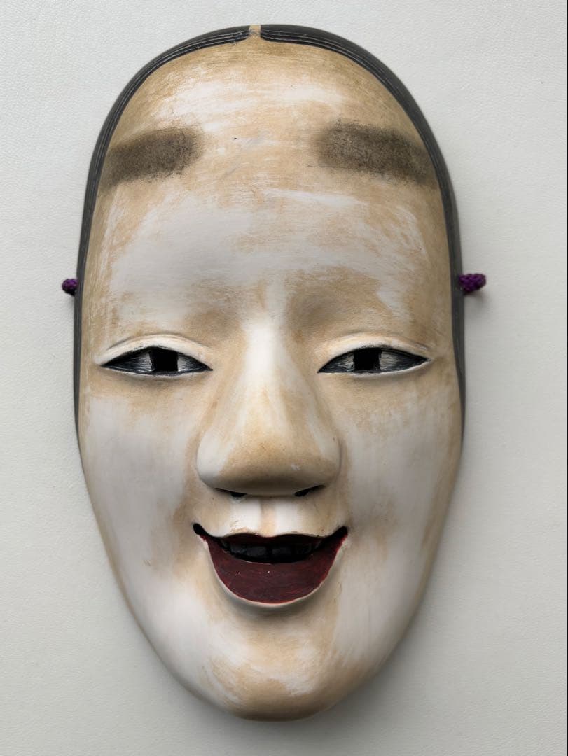 能面 神楽面　般若　作家物　ケース付き