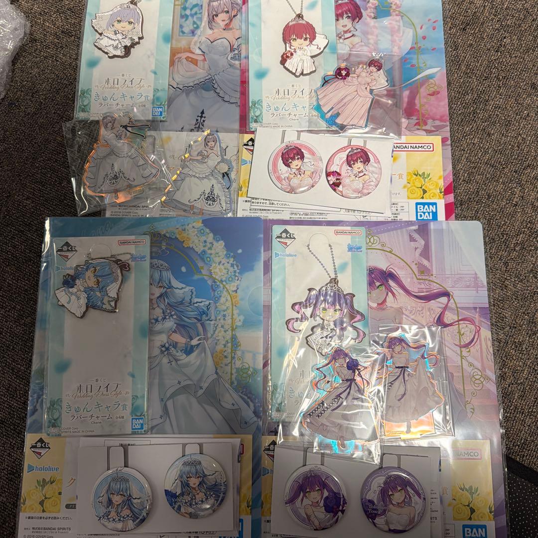 ホロライブ　一番くじ　ウェディングドレス　フィギュアセット