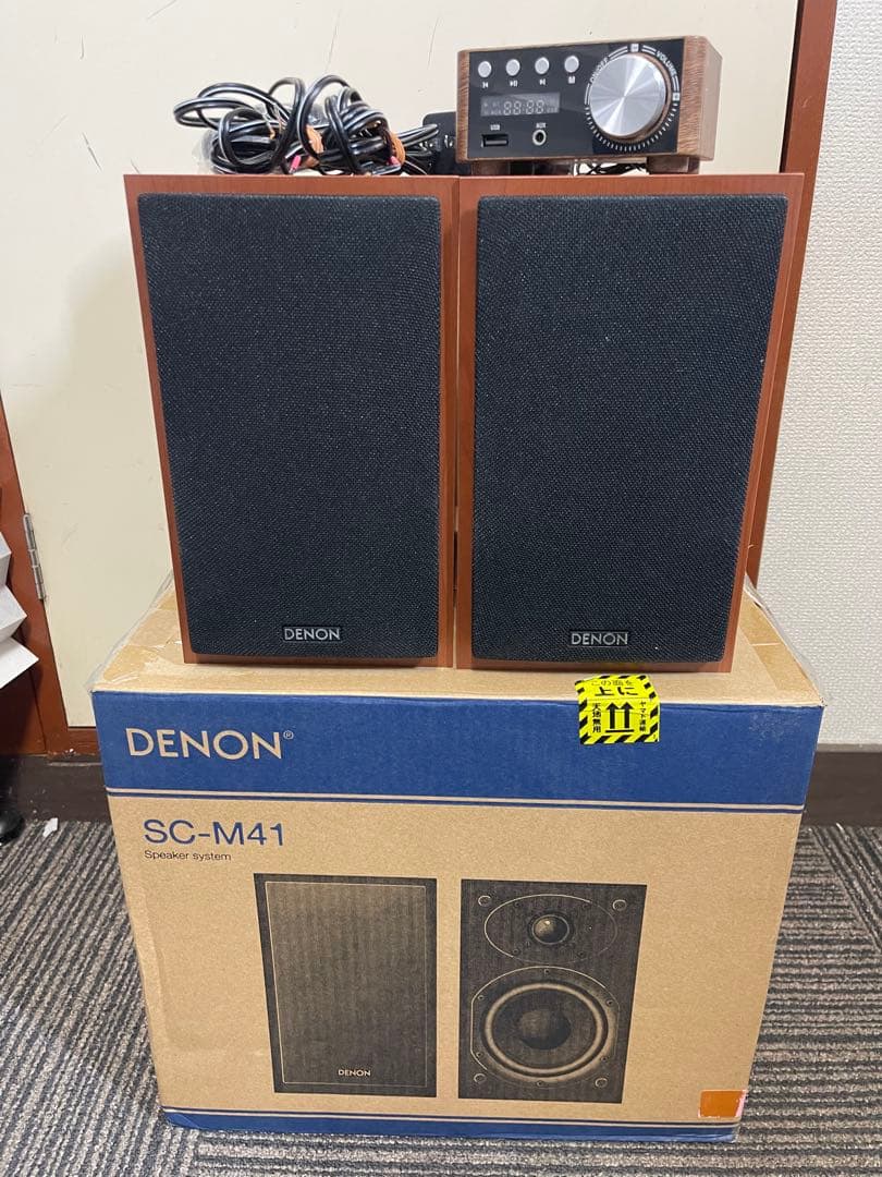 DENON SC-M41 ペア スピーカー ソフトドームツイーター デノン 音響