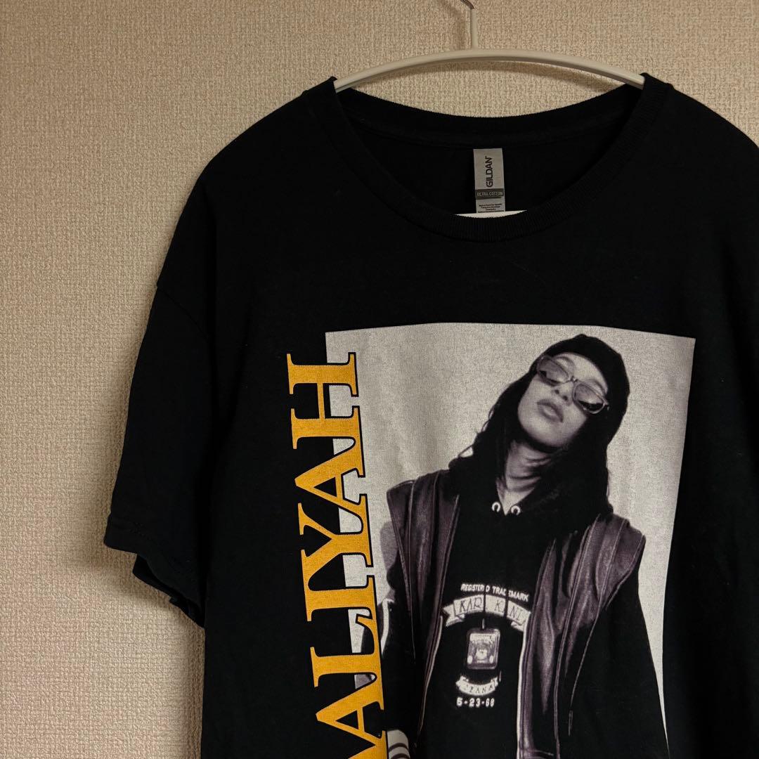 Aaliyah Back and Forth Tシャツ Lサイズ ブラック
