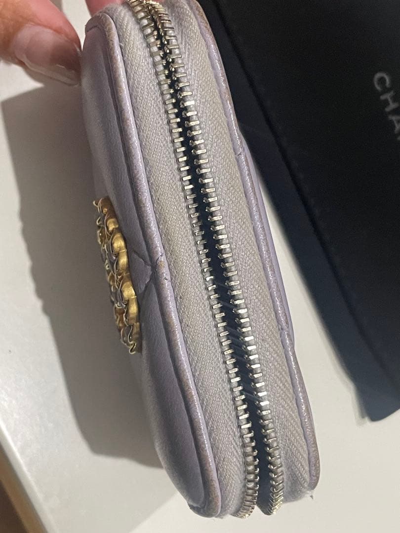 CHANEL 薄紫 ケース　カードケース