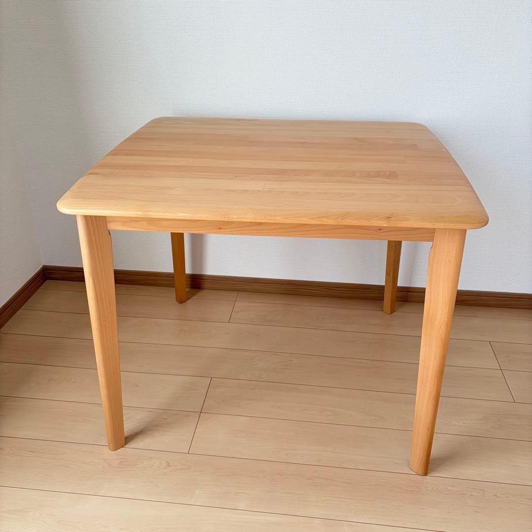 ニトリ ダイニングテーブル Nコレクション T-01 90 NA ナチュラル