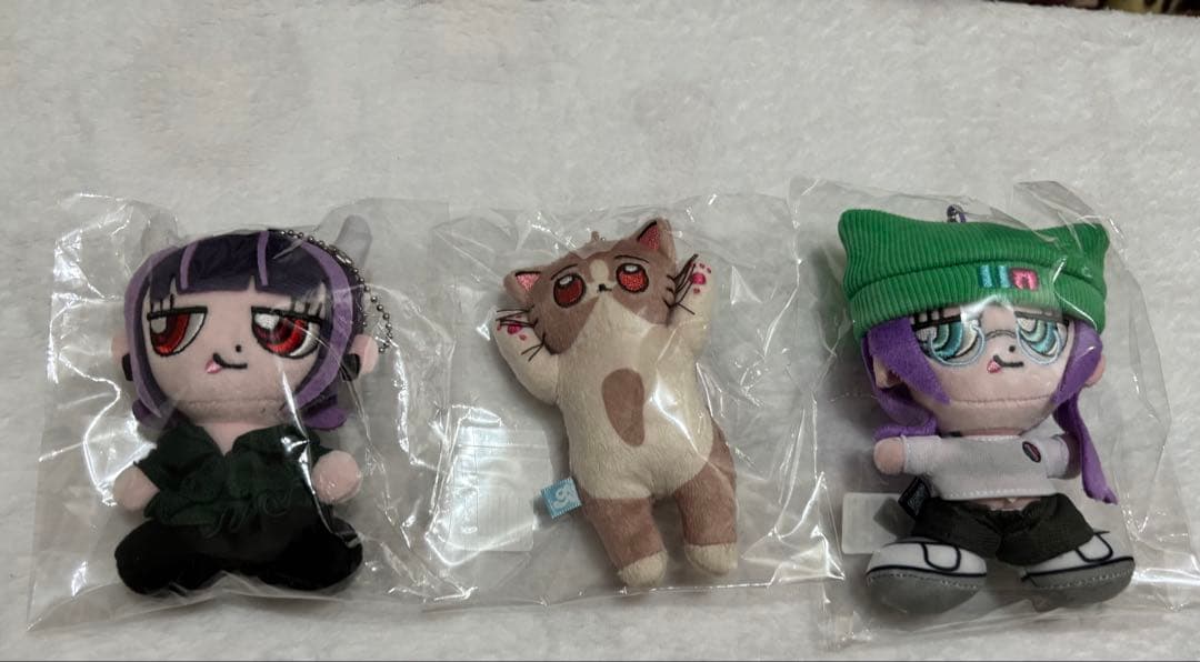 ずっと真夜中でいいのに。　ミニ　ぬいぐるみ　ショガスト　にらちゃん　3体セット